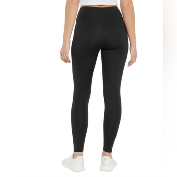 New! Gap Leggings 2 Pack Size Medium Black Mid Rise Stretch Pants - Picture 4 of 10